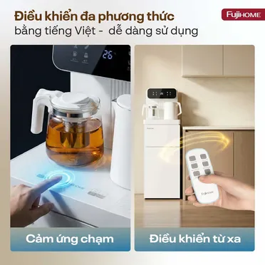 Cây Nước Nóng Lạnh Kết Hợp Bàn Pha Trà Cafe Fujihome TB237N 8