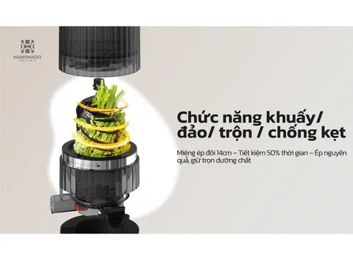 Máy Ép Chậm Hawonkoo SJH-004 200W 14