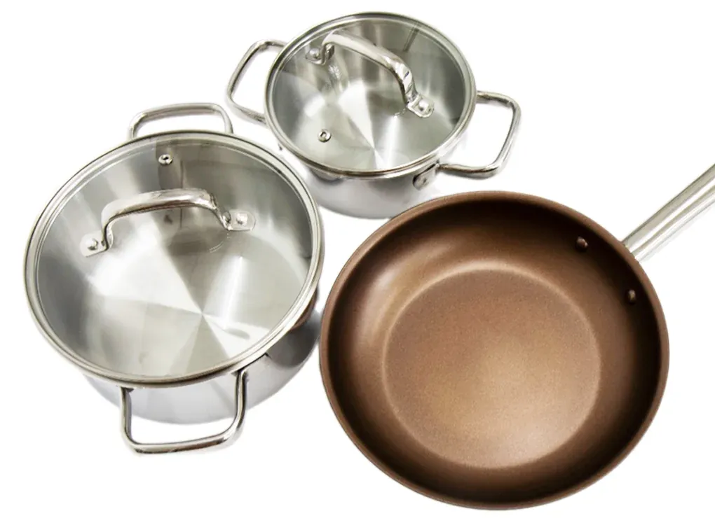 Bộ Nồi Chảo Uni - Clad 05pcs
