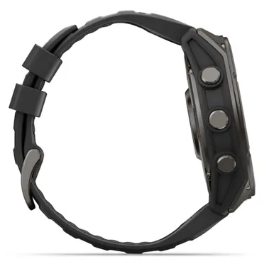 Đồng Hồ Thông Minh Garmin fenix 9 51mm Viền Titanium Carbon Dây Silicone 3