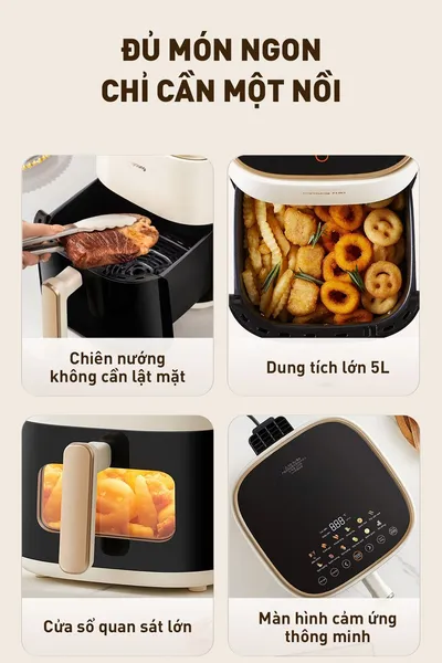 Nồi Chiên Không Dầu Joyoung JAF-566 5.0 Lít