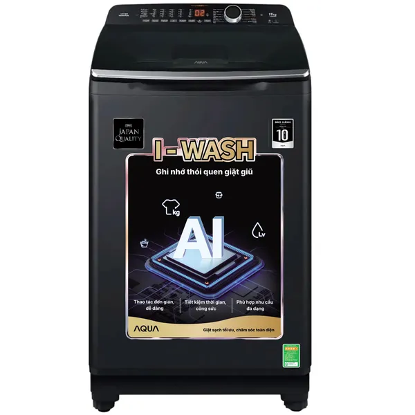 Máy Giặt Aqua 12 Kg AQW-FR120HT.BK