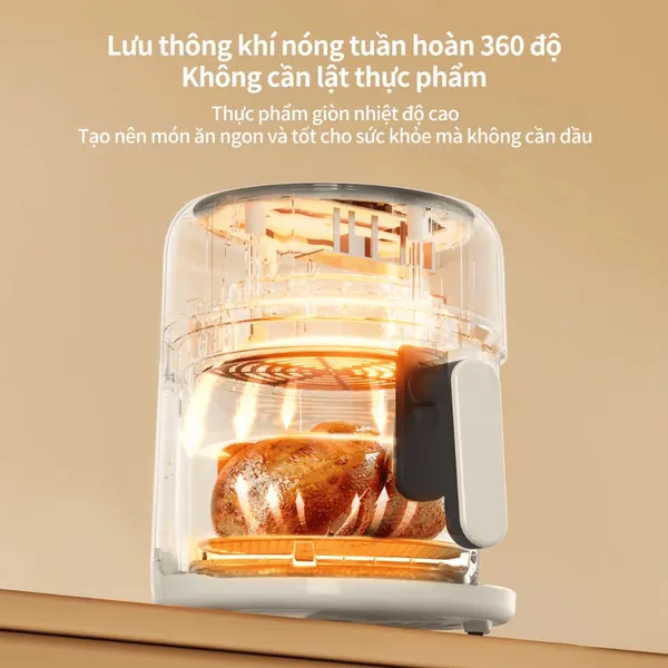 Nồi Chiên Không Dầu Simplus KQZG017CW01-VIP