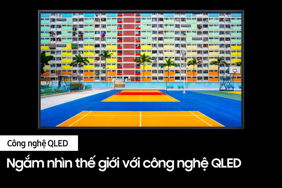 Lifestyle Tivi Samsung SERO QLED 4K 43 Inch QA43LS05B