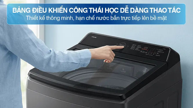 Máy Giặt Samsung Inverter 9.5 Kg WA40F95E1CSV
