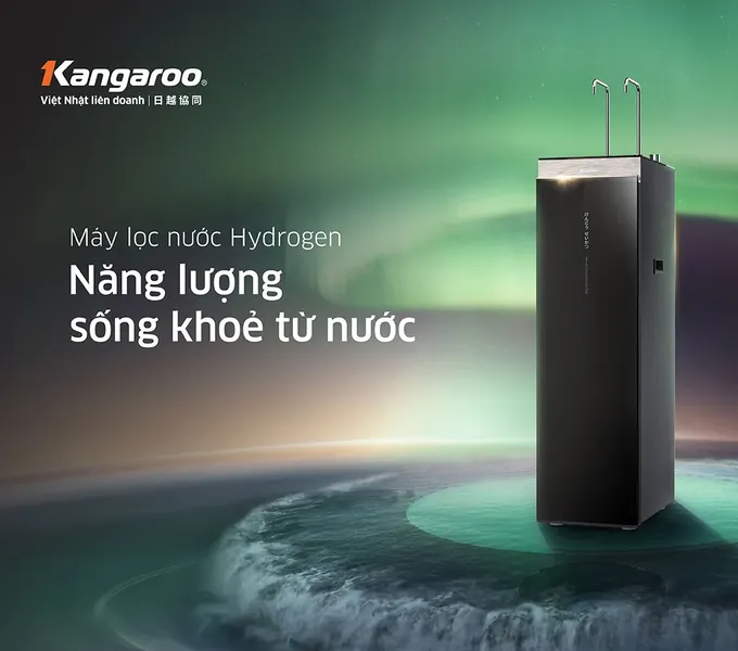 Máy Lọc Nước Kangaroo Sumire Hydrogen Nóng Lạnh KG11A18 11 Lõi