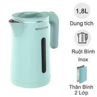 Bình đun siêu tốc inox 2 lớp Sunhouse SHD1351