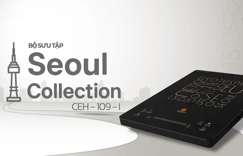 Bếp Điện Từ Đơn Kèm Nồi Lẩu Hawonkoo SEOUL-CEH-109-I
