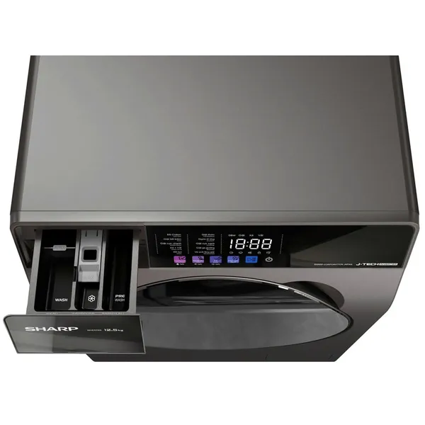 Máy Giặt Sharp Inverter 12.5 Kg ES-FKC125ED-DG