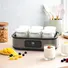 Máy Làm Sữa Chua LocknLock Digital EJY213GRY 1.08L - Màu Xám