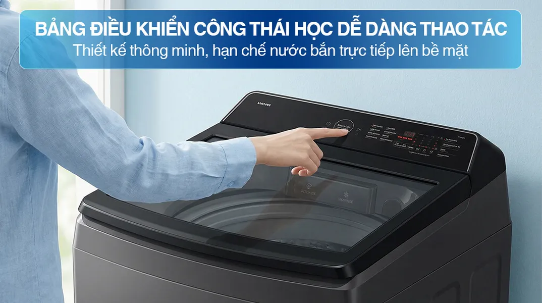 Máy Giặt Samsung Inverter 17 Kg WA40F17E7CSV