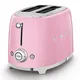 Máy Nướng Bánh Mì Smeg TSF01PKEU Màu Hồng
