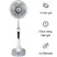 Quạt đứng BENNY BF49T