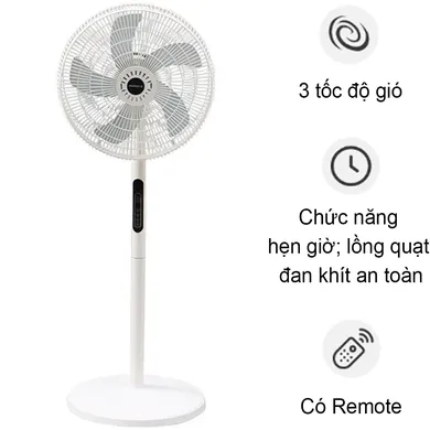 Quạt Đứng Có Remote Điều Khiển Perfect PF-QD310