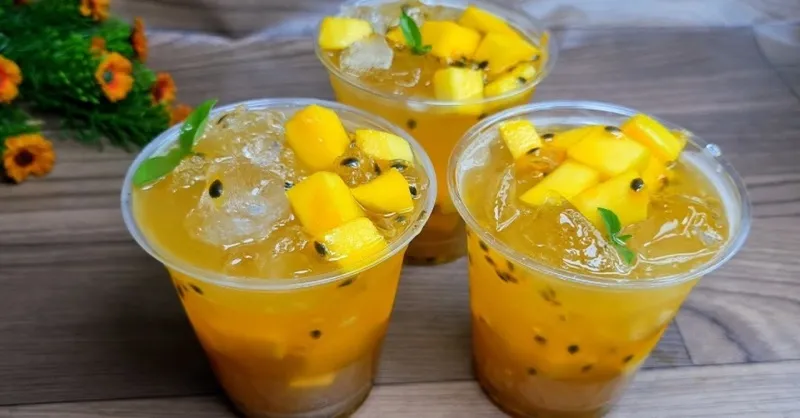Cách làm trà xoài chanh dây giải nhiệt ngày hè chỉ với vài bước