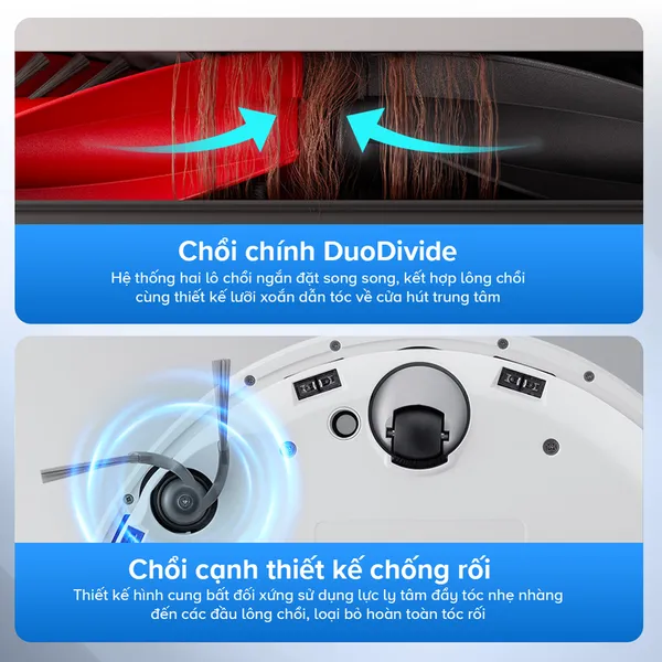 Robot Hút Bụi Lau Nhà Roborock Q Revo 5AE - Trắng