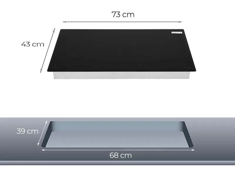 Bếp Điện Từ Đôi Pramie 2205 - Malaysia