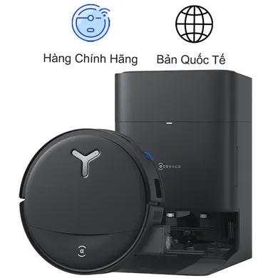Robot Hút Bụi Thông Minh Ecovacs T80S OMNI Màu Đen