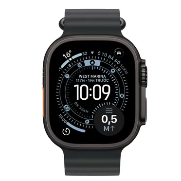Apple Watch Ultra 3 GPS + Cellular 49mm Black Titanium Case with Black Ocean Band 0