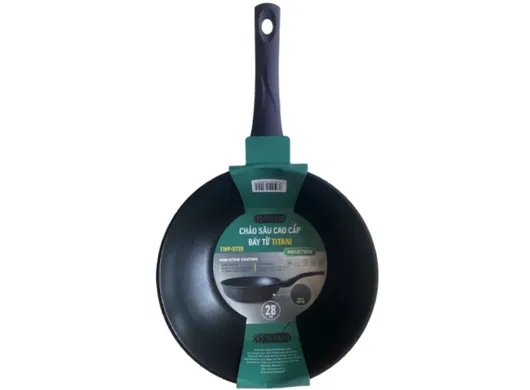 Chảo Sâu Cao Cấp Đáy Từ Titani TWP-ST28