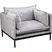 Sofa 1 Chỗ Joella S-005 Xám 1