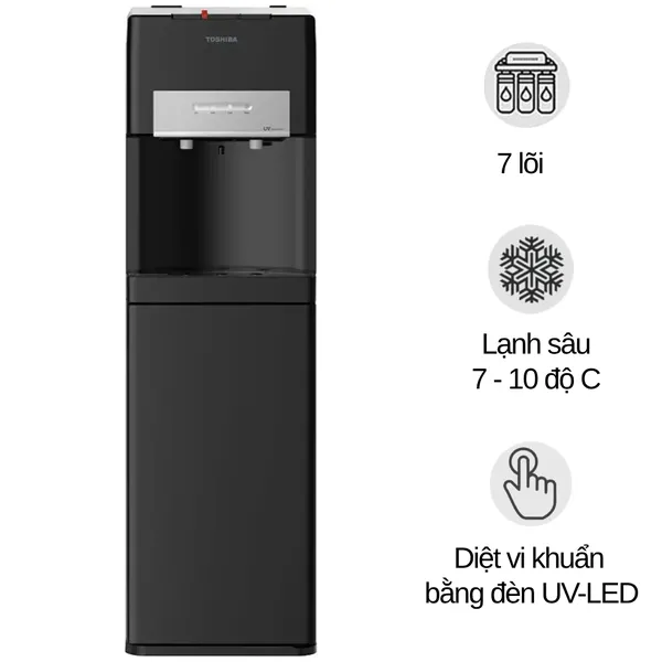 Máy Lọc Nước Nóng Lạnh TOSHIBA TWP-W1035SVN(K)
