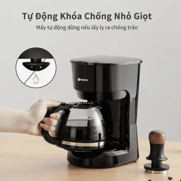 Máy Pha Cà Phê Phễu Lọc Kiểu Mỹ Simplus KFJH011BK00 6