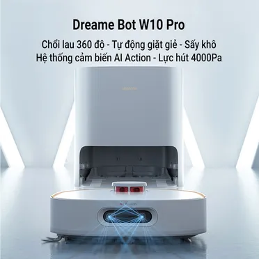 Robot Hút Bụi Lau Nhà, Tự Giặt Giẻ Lau Dreame W10 Pro 1
