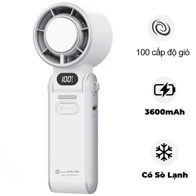 Quạt Cầm Tay Mini Có Sò Lạnh Lumias F3600