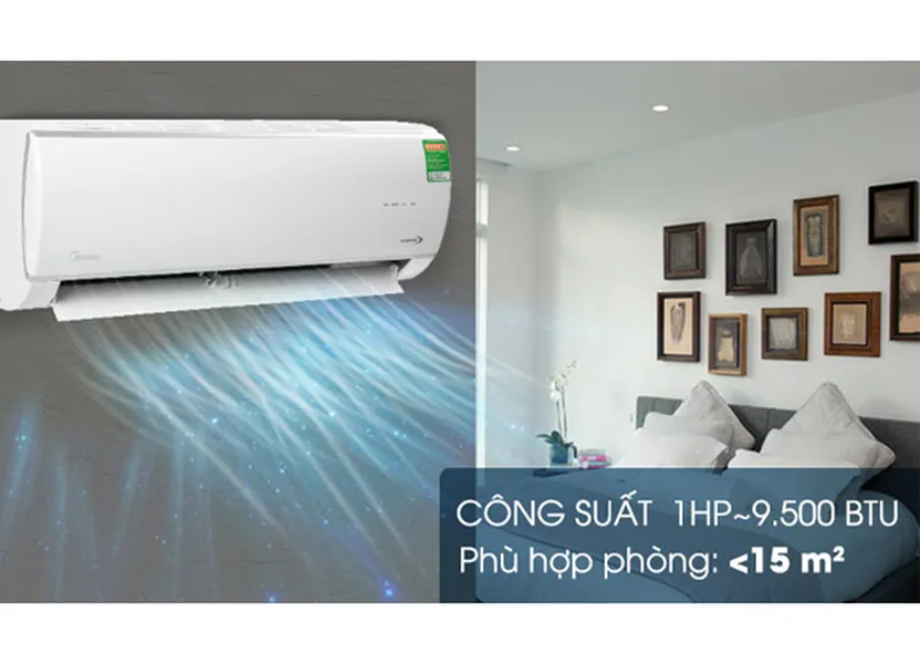 Máy lạnh Midea Inverter 1 Hp MSAFC-10CRDN8