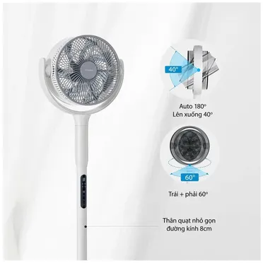 Quạt Đứng Có Remote Toshiba F-DSC70XVN(W) 16