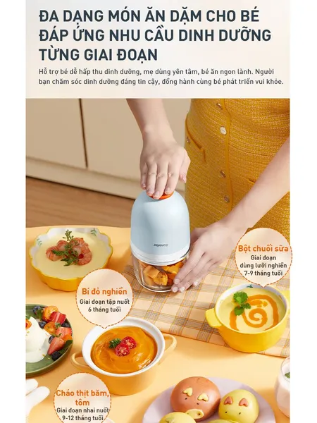 Máy Xay Thức Ăn Dặm Cho Bé Joyoung JBFC-166