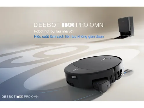 Robot Hút Bụi Thông Minh Ecovacs T90 PRO OMNI Màu Trắng 5