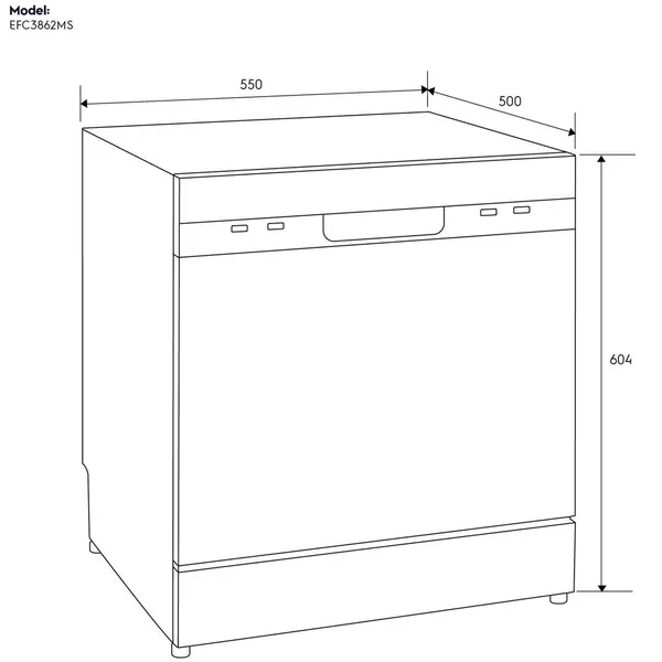 Máy Rửa Chén Electrolux EFC3862MS