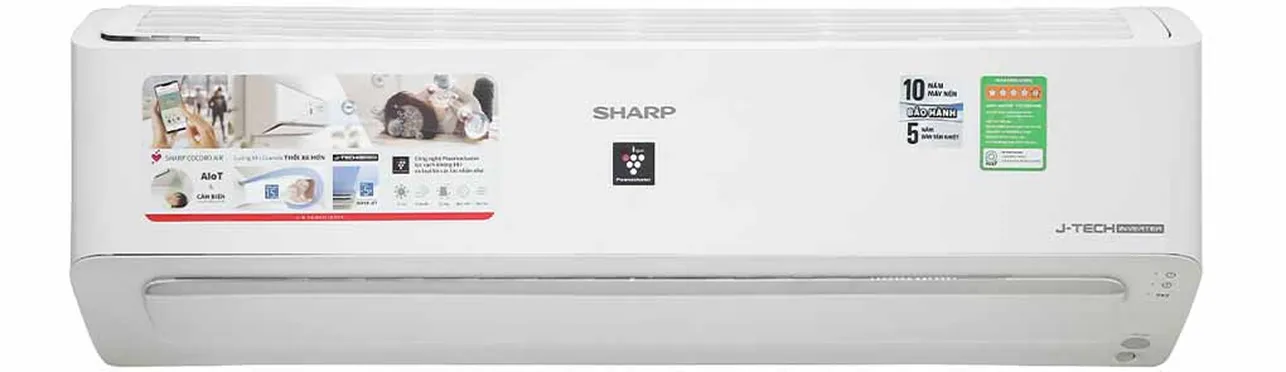 Máy Lạnh Sharp Inverter 1.5 HP AH-XP13YMW