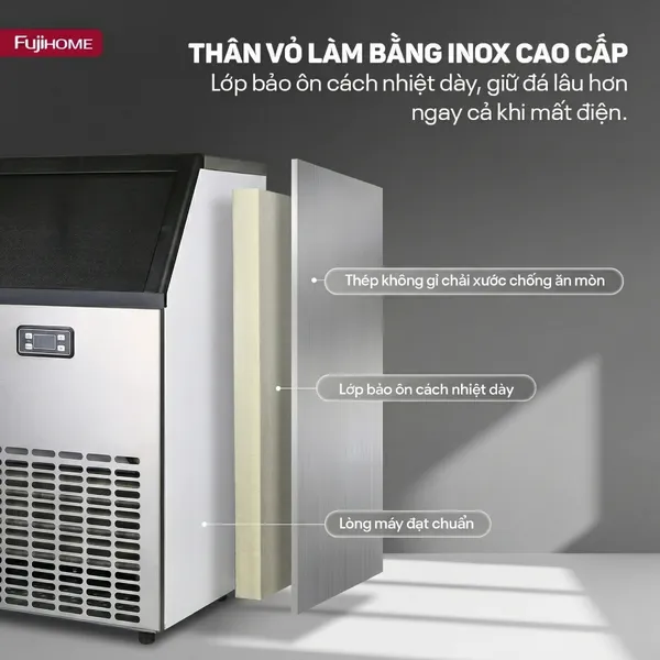 Máy Làm Đá Fujihome IM65