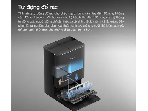 Robot Hút Bụi Thông Minh Ecovacs T90 PRO OMNI Màu Đen 22