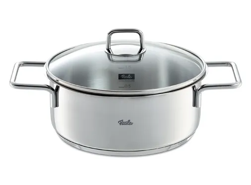 Bộ Nồi Fissler LumiTherm 5 Món Nắp Kính 1