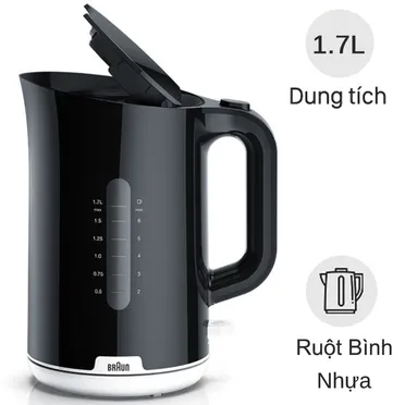 Ấm Đun Siêu Tốc Braun WK1100BK
