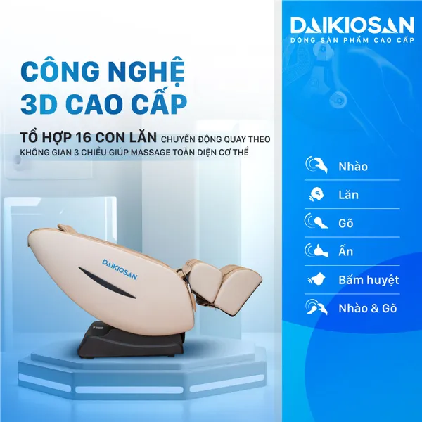 Ghế massage Daikiosan DKGM-10001