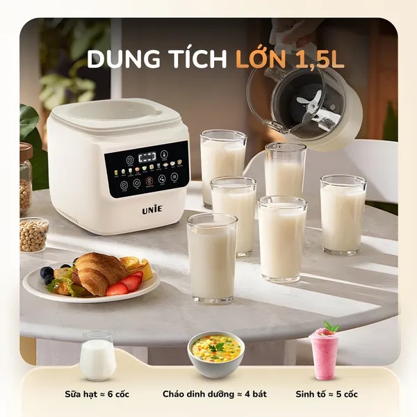 Máy Làm Sữa Hạt Unie UCB15 1.5 Lít