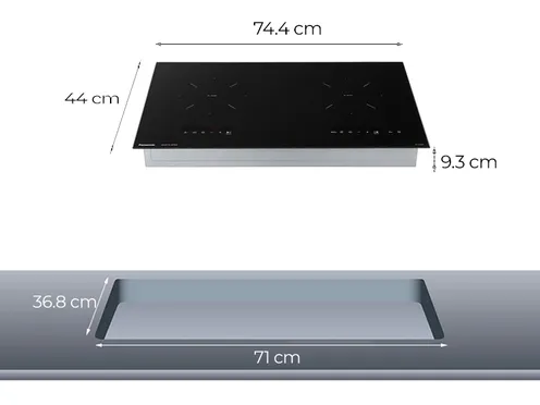 Bếp Điện Từ Đôi Panasonic KY-C1W70KRA - Xuất Xứ Nhật Bản 10