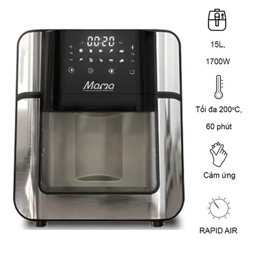 Nồi Chiên Không Dầu SUNHOUSE SHD4088 15 Lít