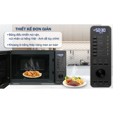 Lò Vi Sóng Có Nướng Electrolux EMG25D22BM 25 Lít 7