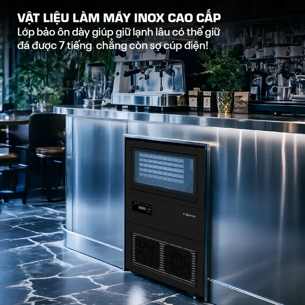 Máy Làm Đá Kèm Lọc Nước UF Fujihome IM45C