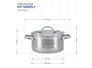 Nồi Inox 5 Lớp Đáy Liền Korea King KP-18S5PLY 2 Lít