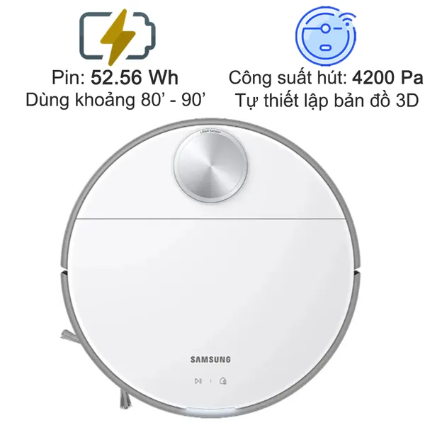 Robot Hút Bụi Samsung VR30T85513W/SV