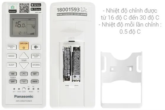 Máy Lạnh 2 chiều Panasonic Inverter 1.5 Hp CU/CS-YZ12AKH-8 3