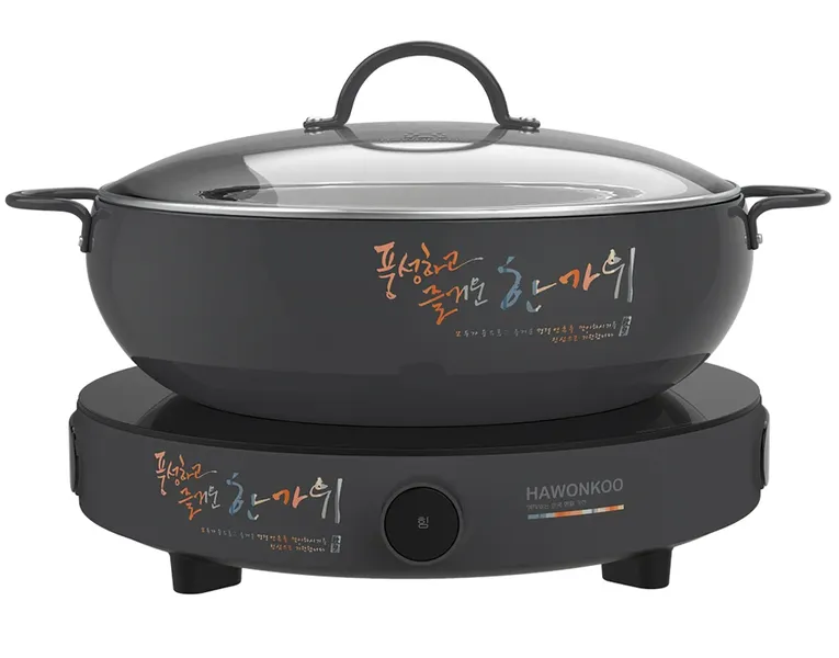 Bếp Điện Từ Đơn Hawonkoo CEH-101-I-GR (Tặng Kèm Nồi)