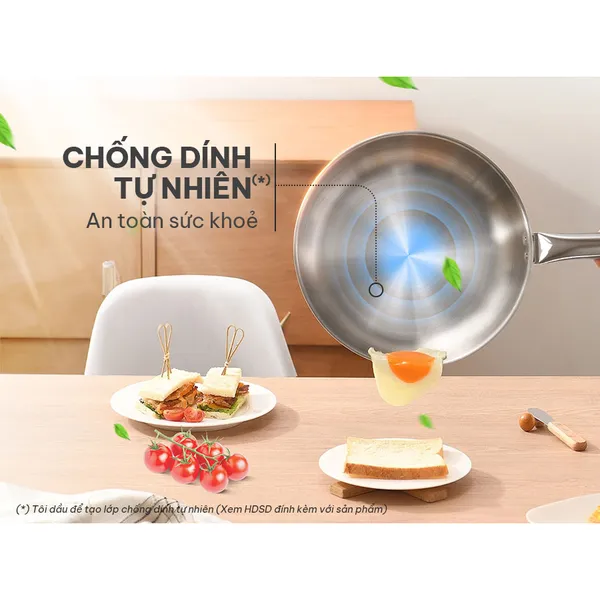 Chảo Inox Đa Lớp Sunhouse IN20M6